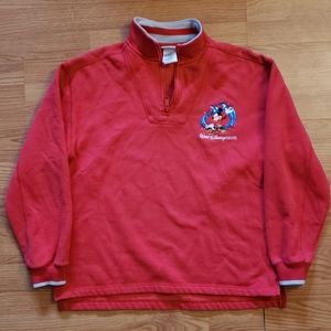VTG 90's Walt Disney World Sweater Red Medium
